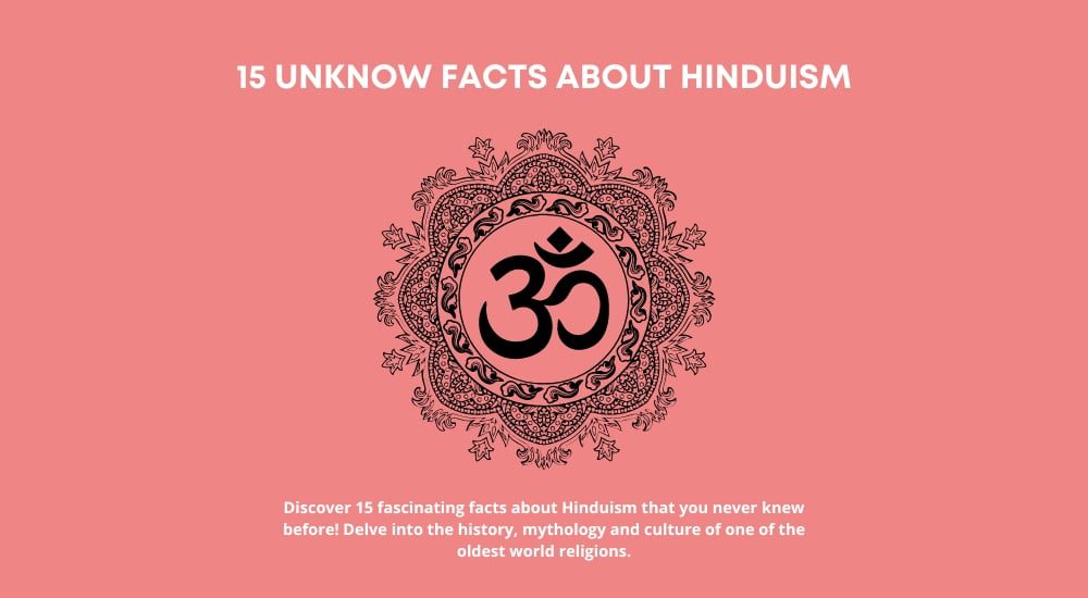 15 Unknow Facts about Hinduism 1 Facts about Hinduism