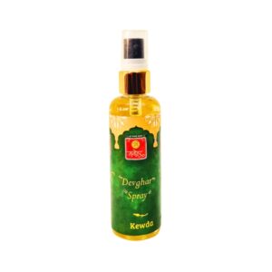 Kewda pooja perfume spray bottle for Hindu rituals and devghar use