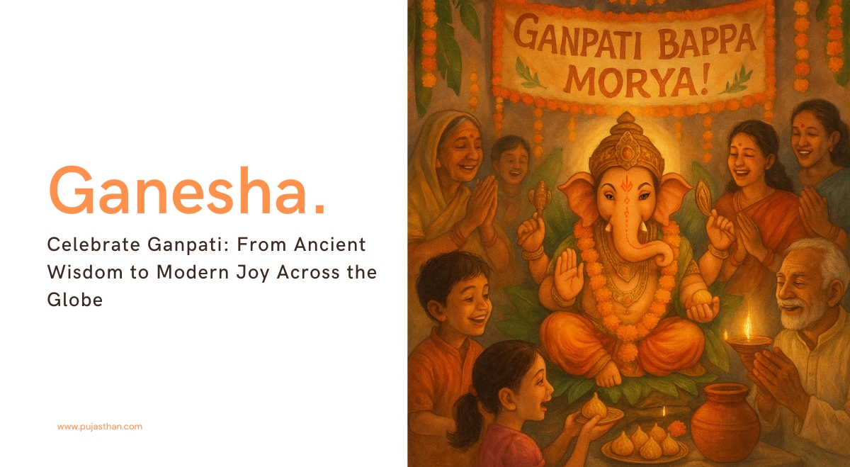 Ganesh Chaturthi: Rituals, History & Celebration Guide 1 Devotees worship Ganesha with aarti and eco-friendly decor during Ganesh Chaturthi